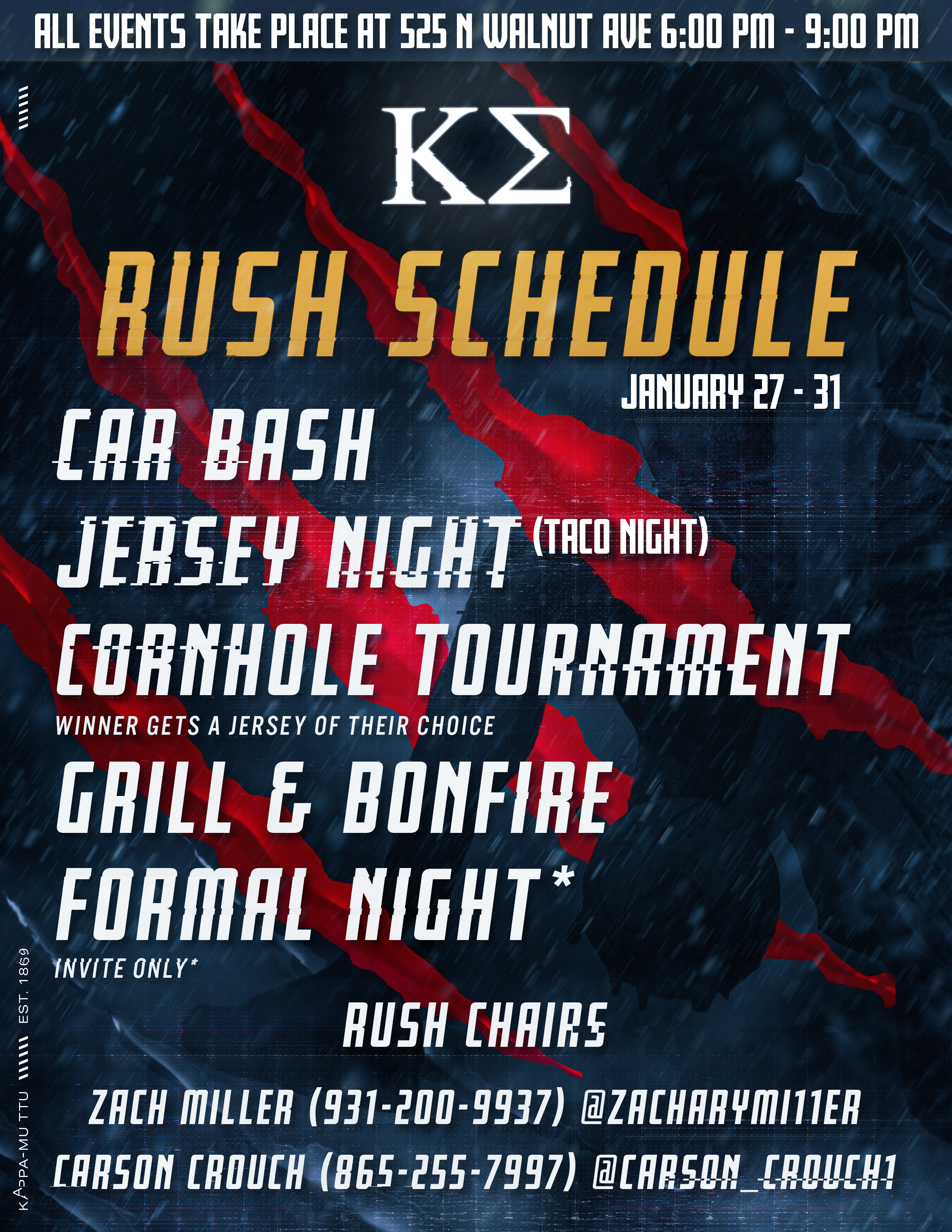 Kappa-Mu Rush Flyer